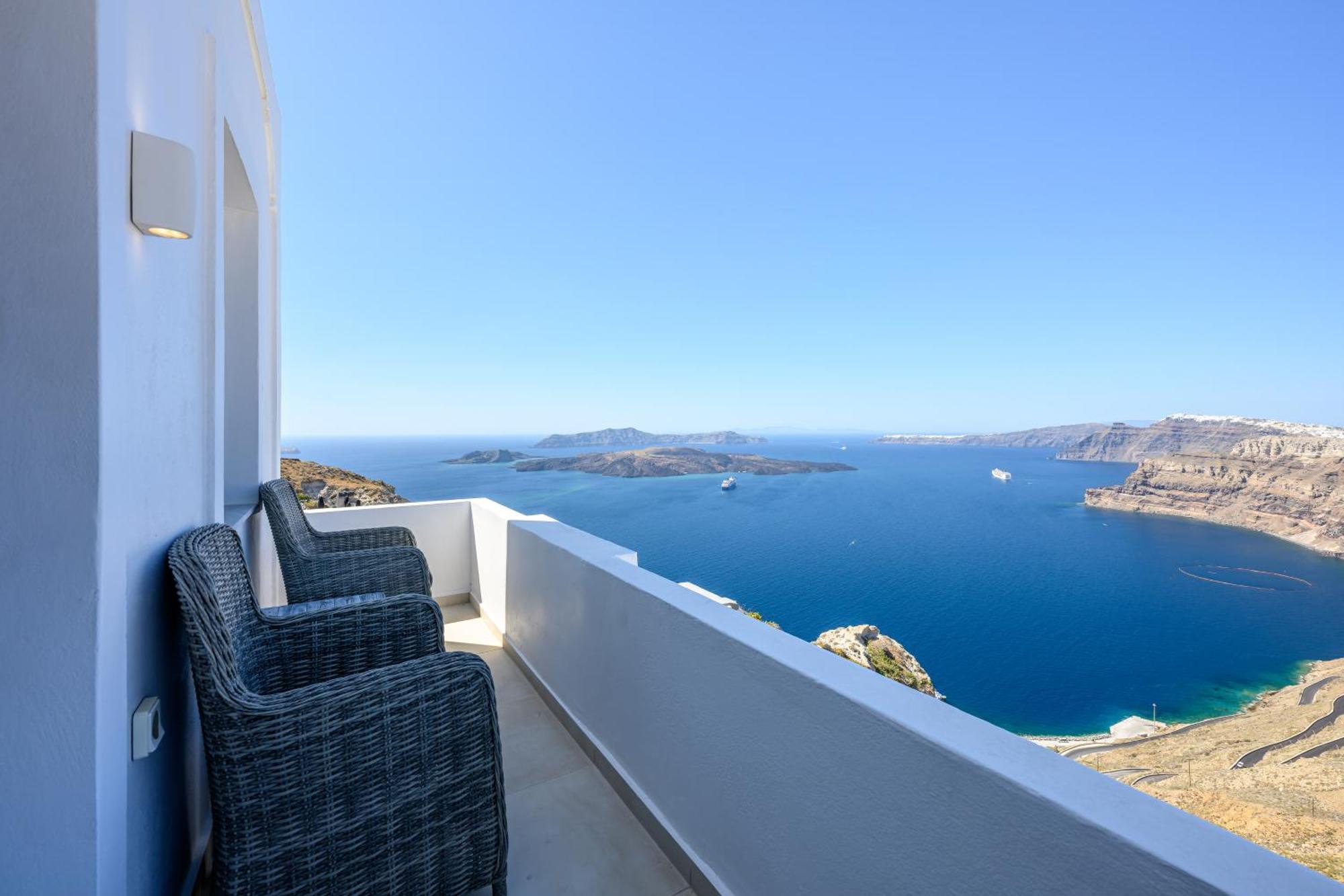 Spectacular View Caldera St V Megalochori (Santorini) Exterior foto