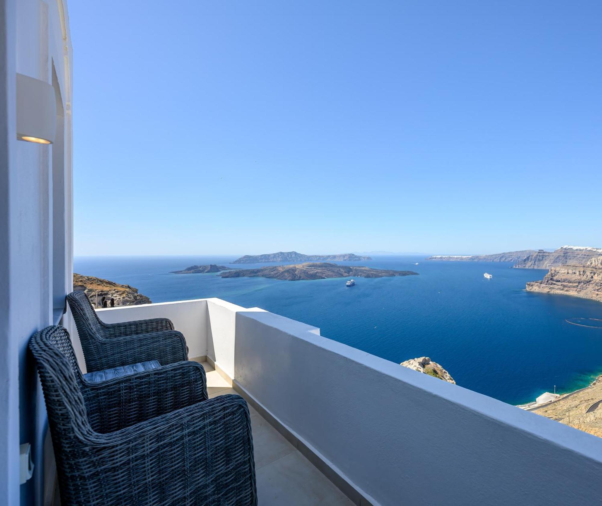 Spectacular View Caldera St V Megalochori (Santorini) Exterior foto
